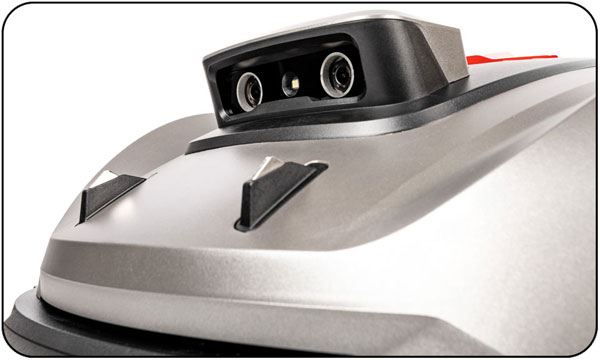 Czujniki bezpieczeństwa w robocie Sunseeker X3